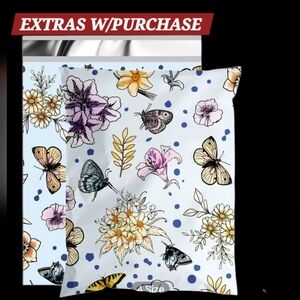 NWT - 20ct. 6x9 Polymailers Random Thank You Cards And Stickers